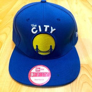 NBA warriors adjustable hat